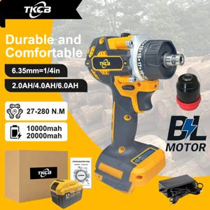 TKCB-18v 2in 1 리튬 드릴 전기 스크루 드라이버, 다기능 전동 공구, 45nm 토크, 브러시리스 모터, 실용적인 스크루 드라이버