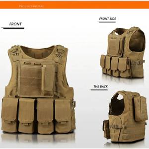 전술 조끼 CS 게임 Airsoft 폭행 몰리 조끼 장비 야외 의류 사냥 위장 조끼 전투 보안 양복 조끼