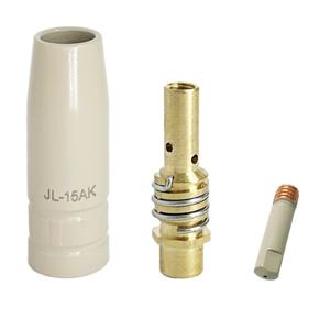 3 개/대 15Ak 새로운 코팅 보호 노즐 15AK MIG MAG 용접 토치의 0.8/1.0/1.2mm MIG 토치 가스 노즐 팁 홀더