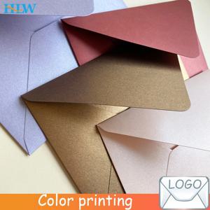 10 개/몫 14X19CM 빈 봉투 진주 종이 봉투 결혼식 파티 초대장 인사말 카드 선물 봉투 사용자 정의