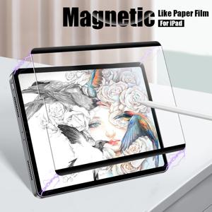 Ipad Pro 13 M4 12.9 A16 10 9 10th 9th Generation 화면 보호기 Air 11 M3 M2 5 4 3 2 Mini 7 6 A17 용 종이 필름과 같은 자기