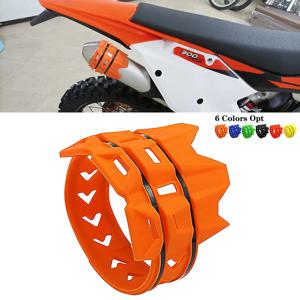 범용 배기 보호 커버 KTM SX EXC Motocross Dirt Pit Bike 용 오토바이 배기 머플러 소음기 보호대 가드
