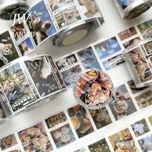JIANWU 50mm * 300cm 로맨틱 홀리데이 시리즈 Kawaii 여행 조경 재료 콜라주 테이프 크리 에이 티브 DIY 저널 편지지