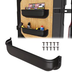 1/2PC RV 범용 팔걸이 도어 보관함 컨테이너 블랙 브래킷 트레이는 공간을 절약합니다 RV 인테리어 다기능 액세서리