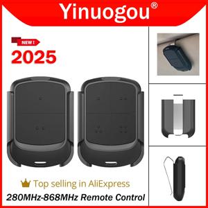 최신 280MHz-868MHz 다중 주파수 차고 도어 원격 제어 복제기 433MHz 868MHz 자동 스캔 복제 코드 그래버 게이트 오프너