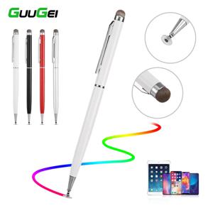 GUUGEI Universal 2 In 1 스타일러스 펜 스마트 폰 태블릿 용 두꺼운 얇은 드로잉 용량 성 연필 안드로이드 모바일 스크린 터치 펜