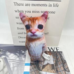 귀여운 엘 가토 고양이 플러시 장난감 와우와우 고양이 인형 봉제인형 시뮬레이션 봉제 동물 생일 휴일 선물 어린이 수집용 장난감