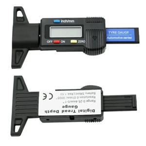 LCD 타이어 트레드 게이지, 자동차 타이어, 0-25mm 측정 도구, 켈리퍼 서비스 도구, 디지털 깊이 게이지, 켈리퍼 트레드 깊이 게이지