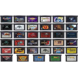 GBA 비디오 게임 카트리지 32비트 게임 카드 킹덤 하트 F-Zero Tactics Ogre Phantasy Star Monster Rancher