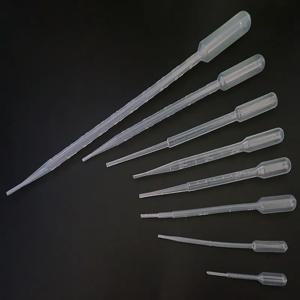 플라스틱 파스퇴르 피펫 0.2ml/0.5ml/1ml/2ml/3ml/5ml/10ml 일회용 플라스틱 DropperTransfer 피펫 전문 리필 도구