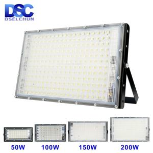 1/2/3PCS 110V 220V Led 홍수 빛 50W 100W 150W 200W 야외 투광 조명 IP65 방수 벽 램프 반사판 Led 가로등