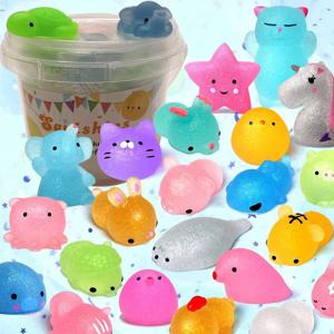 어린이를위한 12/36PCS Mochi 동물 Squishies 장난감 반짝이 Mochi Squishy 무작위 Kawaii 미니 Squishies 스트레스 릴리프 장난감 파티 호의