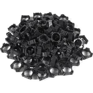 100Pcs 18650 리튬 배터리 홀더, 플라스틱 배터리 팩 브래킷 DIY 고정 Batte 용 원통형 셀 배터리 스탠드 셀 스페이서