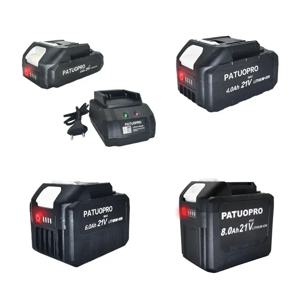 18-21V 충전식 리튬 배터리 2.0 4.0 6.0 8.0Ah Fit Makita 18v 전기 렌치 톱 드릴 그라인더 스크루 드라이버 전동 공구
