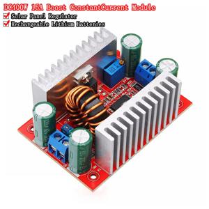 DC 400W 15A 스텝 업 부스트 컨버터 정전류 전원 공급 장치 LED 드라이버 8.5-50V ~ 10-60V 전압 충전기 스텝 업 모듈