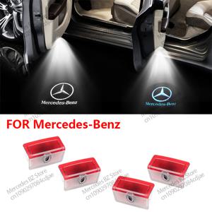 차량용 문짝 램프 프로젝터, 웰컴 스텝 업 퍼들 라이트, 메르세데스 벤츠 W166 GLE C167 B E A C 클래스 W205 W176 W213 GLC X253, 2/4P