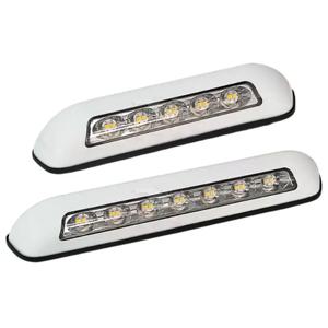 12V RV LED 조명 외부 LED 램프 구슬 6W 8W 흰색 슈퍼 밝은 RV LED 천막 베란다 빛 RV 야외 램프