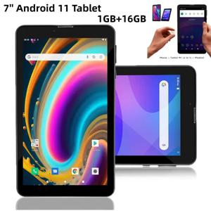 7'' 어린이용 안드로이드 11 태블릿 3G LTE 전화 통화 듀얼 SIM 카드 쿼드 코어 1GB RAM 16GB ROM 1024x600 IPS GPS 지원