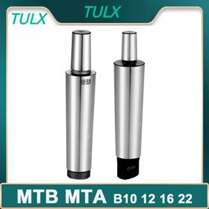 TULX 1pc MT1 MT2 MT3 MT4 MT5 모스 테이퍼 생크 드릴 척 연결로드 B10 B12 B16 B18 B22 선반 CNC 밀링 머신 MTA MTB