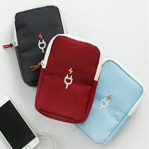 여행 가제트 주최자 가방 휴대용 디지털 케이블 가방 전자 액세서리 보관 USB 보조베터리용 케이스 파우치
