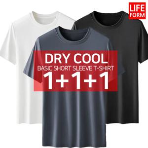 [라이프폼] 3장1세트 쿨드라이 기능성 무지 반팔티셔츠 쿨론 무지티