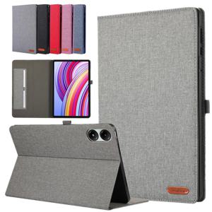 Xiaomi Redmi 패드 패드 용 고급 플립 옥스포드 천 패브릭 케이스 12.1 인치/Poco 패드 태블릿 보호 커버 Hülle Coque Capa