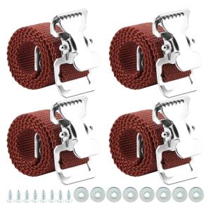 DIDI 4PCS 마른 벽에서 나온 죽마 스트랩, 다리 밴드 스트랩 마른 벽에서 나온 발 밴드 스트랩 키트 나일론 다리 고정 스트랩 교체 부품