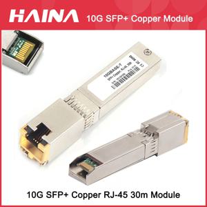 시스코 미크로틱 일반 TP-링크 D-링크 스위치용 구리 모듈, 10G SFP +-T, 10GB SFP RJ45 모듈, 10 GBase-T, 30M
