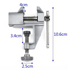 알루미늄 합금 소형 소형 보석상 취미 클램프 테이블 벤치 바이스 미니 도구 바이스 다기능 DIY 공예 수리 도구