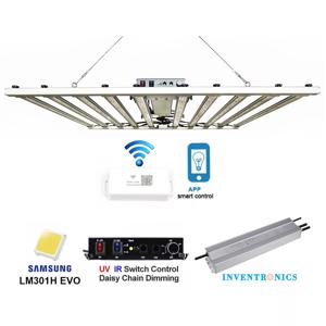 2025 최신 LED 성장 라이트 바, 앱 스마트 컨트롤러, 삼성 LM301H EVO V5, 240W, 320W, 480W, 600W, 720W, 1000W