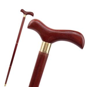 붉은 백단 새 나무 패션 워킹 스틱 장식 Cospaly 파티 나무 워킹 지팡이 할로윈 메이스 완드 Crosier 89cm