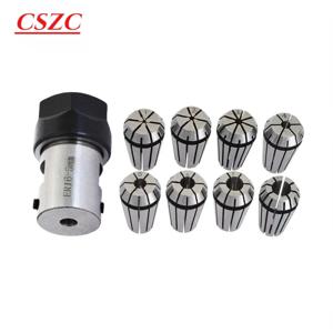 새로운 7PCS 콜레트 + 1PCS 모터 샤프트 도구 막대 C16 ER11 3.175mm 4mm 5mm 6mm 7mm 8mm 내부 구멍 DIY 조각 기계 er 도구 홀더