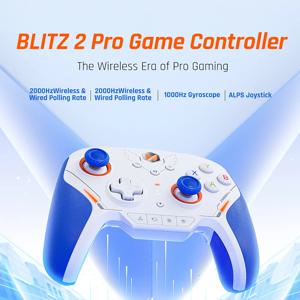 BIGBIG Won Blitz 2 Pro 무선 컨트롤러 2000Hz 반환 속도 APEX 체성 감각 컨트롤러 Myth Wukong 용 PC / NS 지원