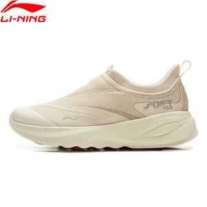 Li-Ning 여성용 소프트 고 2 슬립온 캐주얼 워킹화, COMFOAM 통기성, 유연한 안감, 편안한 스포츠 스니커즈, AGLV006