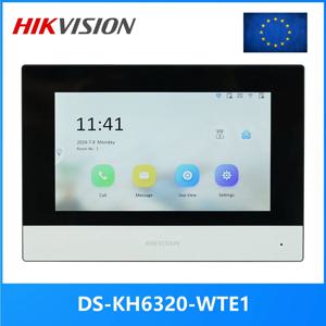 HIKVISION 국제 버전 다국어 DS-KH6320-WTE1 실내 모니터, 802.3af POE, 앱 Hik-connect,WiFi, 비디오 인터콤