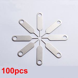 100pcs SIM 카드 트레이 오프닝 핀 도구 아이폰에 대 한 바늘 키 Xiaomi 삼성 SIM 카드 교체 키 모든 휴대 전화
