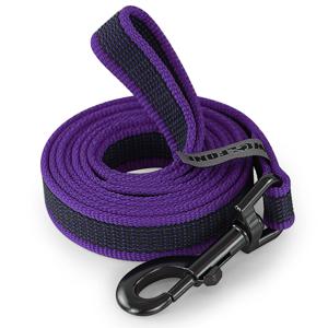 1.5M5M/3M/15M 중형 소형 긴 개 가죽 끈 라텍스 실크 쉽고 편리한 훈련 큰 듀얼 컬러 개 가죽 끈 10 미터