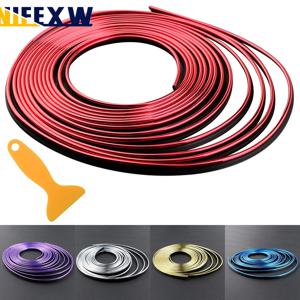 자동차 인테리어 트림 스트립 범용 자동차 갭 필러 자동차 몰딩 라인 장식 액세서리 DIY 유연한 스트립 장식