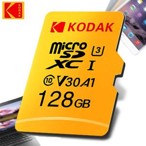 기존 KODAK MicroSD 카드 C10 메모리 카드 32GB 64GB Class10 Memori TF Micro SD SDXC 128GB 256GB 512GB A1 U3 V30 4K 카메라 용