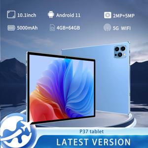 새로운 오리지널 10.1인치 안드로이드 11 4GB RAM 64GB ROM 듀얼 카메라 학습 및 교육 안드로이드 태블릿 5000mAh