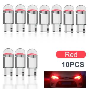 W5W LED Canbus T10 자동차 조명, COB 유리 인테리어 램프, 자동차 번호판 램프 돔 독서등, 6000K 화이트, 12V, 24V, 10 개 신제품
