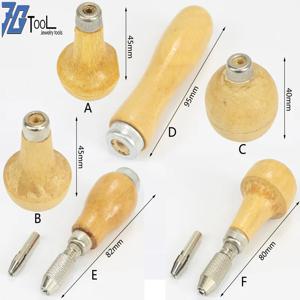 7gtool 나무 배 모양 그레이버 핸들 보석상 조각 벤치 도구