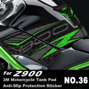 Z900 z900 2017-23 3M 오토바이 미끄럼 방지 탱크 패드 스티커 무릎 그립 보호 데칼 액세서리 방수