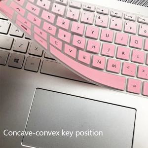 HP 파빌리온 250 G8 G7 G6 250 G7 255 G7 G6 256 G6 258 G7 용 15.6 인치 실리콘 노트북 노트북 키보드 커버 보호 필름