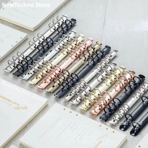 A6 A5 B5 편지지 액세서리 DIY 메모장 금속 바인더 클립 루스 리프 파일 폴더 노트북 바인딩 농구 링 바인딩