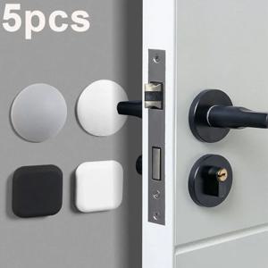 5pcs 도어 중지 실리콘 도어 중지 핸들 쿠션 홈 인테리어 벽 보호 매트 하드웨어 개선