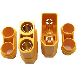 RC Lipo 배터리 모터, ESC 및 충전 리드용 XT90 XT-90 XT90H 암수 총알 커넥터 플러그 5쌍