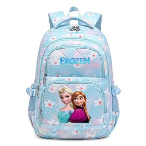 냉동 안나 엘사 학생 배낭 학교 가방 방수 여성 배낭 여행 가방 Schoolbag 십대 소녀 Bookbag