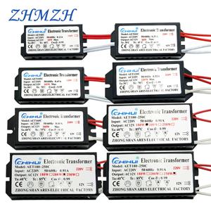 AC220V ~ 12V 전자 변압기 60W 80W 105W 120W 160W 180W 200W 250W 할로겐 램프 및 크리스탈 램프 G4 라이트 비즈