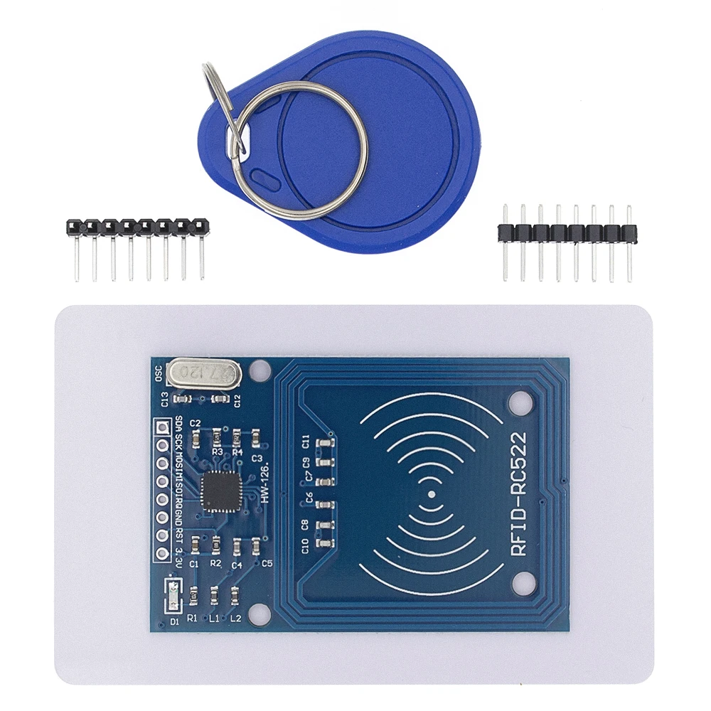 MFRC-522 RC-522 RC522 안테나 RFID 키트-Arduino IC 키 SPI 작가 리더 IC 카드 근접 모듈 용 Mifare IC 무선 모듈